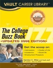 Tapa de The College Buzz Book, 2008 Edition (College Buzz Book)