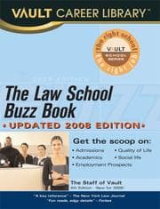 Tapa de The Law School Buzz Book, 2008 Edition (Law School Buzz Book)