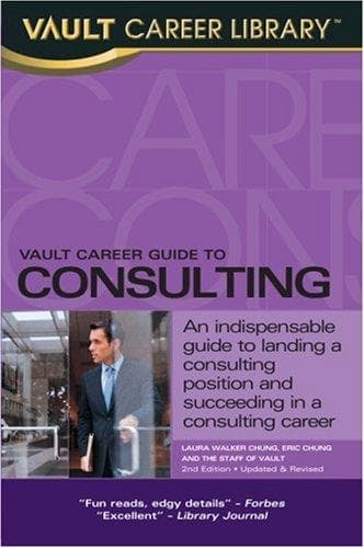 Tapa de Vault career guide to consulting