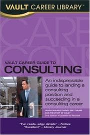 Tapa de Vault career guide to consulting