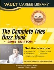 Tapa de Vault Complete Ivies Buzz Book