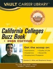 Tapa de Vault California Colleges Buzz Book