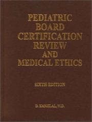 Tapa de Pediatric Board Certification Review