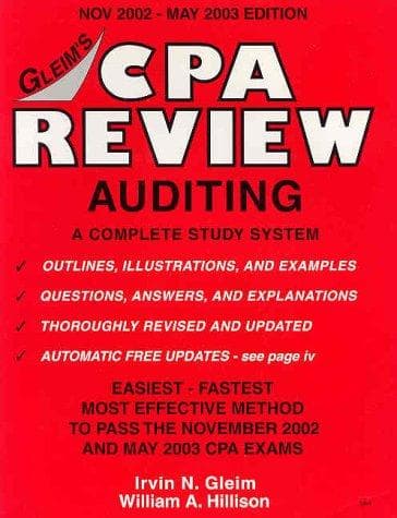 Tapa de CPA Review Auditing 2002-2003