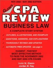 Tapa de Cpa Review Business Law 2002-2003