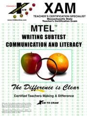 Tapa de MTT - Writing Subtest - Communication and Literacy Test (Mtel Series)