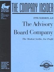 Tapa de The Advisory Board Company