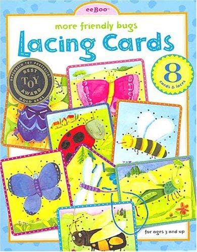 Tapa de More Friendly Bugs Lacing Cards