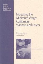 Tapa de Increasing the minimum wage