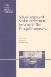 Tapa de School budgets and student achievement in California