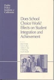 Tapa de Does School Choice Work? Effects on Student Integration and Achievement