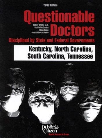 Tapa de Questionable doctors