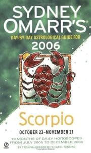 Tapa de Sydney Omarr's Scorpio, October 23-November 21, 2006