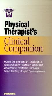 Tapa de Physical Therapist's Clinical Companion