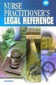 Tapa de Nurse Practitioner's Legal Reference