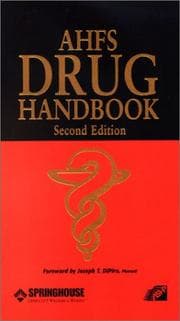 Tapa de AHFS Drug Handbook