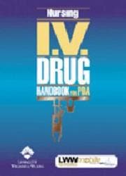 Tapa de Nursing I.V. Drug Handbook for Pda