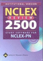 Tapa de NCLEX Review 2500 Study Software for NCLEX-PN Institutional