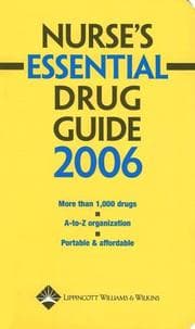 Tapa de Nurse's Essential Drug Guide 2006