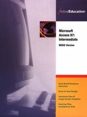 Tapa de ActiveEducation's  Access 97 Intermediate (MOUS)