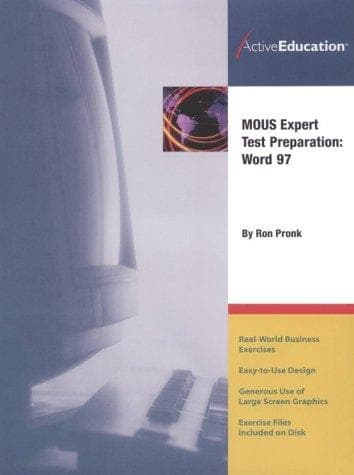 Tapa de Word 97 (MOUS) Expert Test Preparation