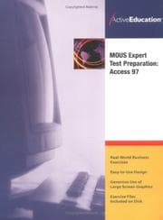 Tapa de ActiveEducation's Access 97 (MOUS) Expert TestPreparation