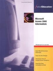 Tapa de ActiveEducation's Access 2000 Intermediate (Revised)