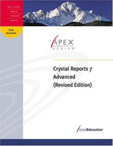 Tapa de ActiveEducation's Crystal Reports 7 Advanced
