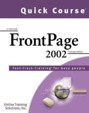 Tapa de Quick Course in Microsoft Frontpage 2002