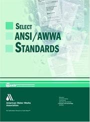 Tapa de Select AWWA Standards for Small Water Systems