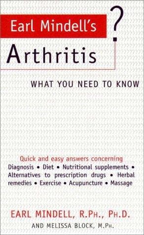 Tapa de Earl Mindell's arthritis
