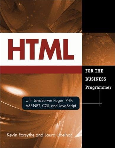 Tapa de HTML for the Business Developer