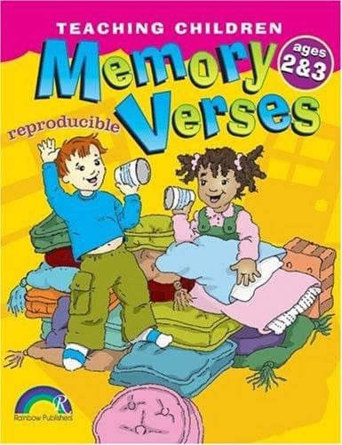 Tapa de TEACHING CHILDREN MEMORY VERSES, AGES 2&3