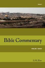 Tapa de Zerr Bible Commentary Vol. 3 Psalms - Isaiah (Zerr Bible Commentary)