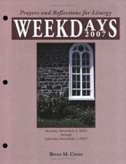 Tapa de Weekdays 2007