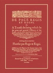 Tapa de De Pace Regis Et Regni, Viz