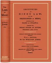 Tapa de Institutes of Hindu Law, Or, the Ordinances of Manu, According to Gloss of Culluca, Comprising..