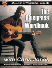 Tapa de Bluegrass Wordbook with Chris Jones