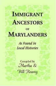 Tapa de Immigrant Ancestors of Marylanders