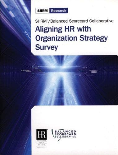 Tapa de Aligning HR with Organization Strategy Survey