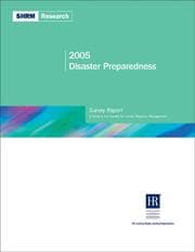Tapa de 2005 Disaster Preparedness Survey Report