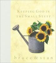 Tapa de Keeping God in the small stuff