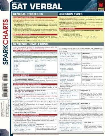 Tapa de SAT Verbal