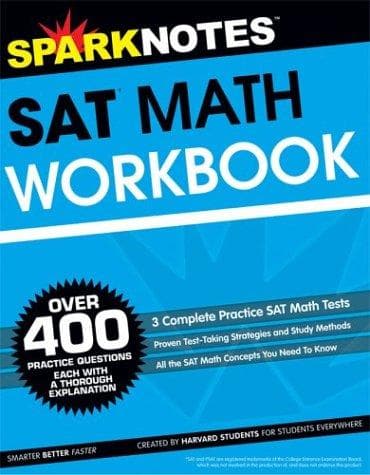 Tapa de SAT Math Workbook (SparkNotes Test Prep) (SparkNotes Test Prep)