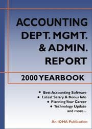 Tapa de Accounting Department Management & Administration 2000 Yearbook