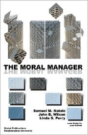 Tapa de The moral manager