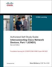 Tapa de Interconnecting Cisco Network Devices, Part 1 (ICND1): CCNA Exam 640-802 and ICND1 Exam 640-822 (2nd Edition) (Self-Study Guide)