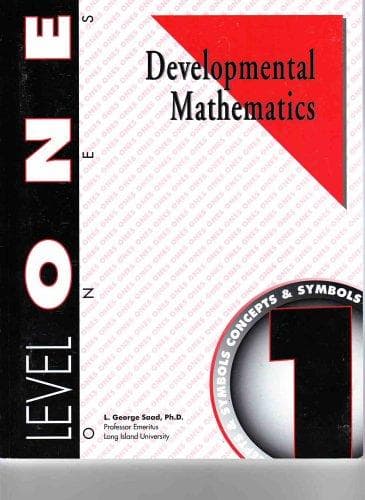 Tapa de Developmental Mathematics, Level 1