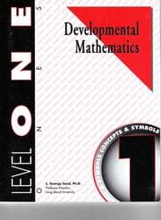 Tapa de Developmental Mathematics, Level 1