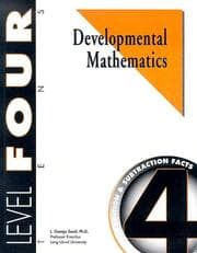 Tapa de Developmental Mathematics Student Workbook, Level 4. Tens. Concepts, Addition and Subtraction Facts